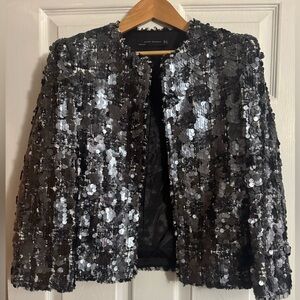 Zara women’s size medium sequin blazer